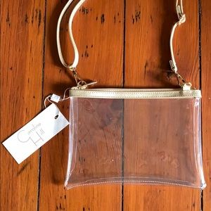 Caroline Hill Clear Stadium Crossbody Clutch